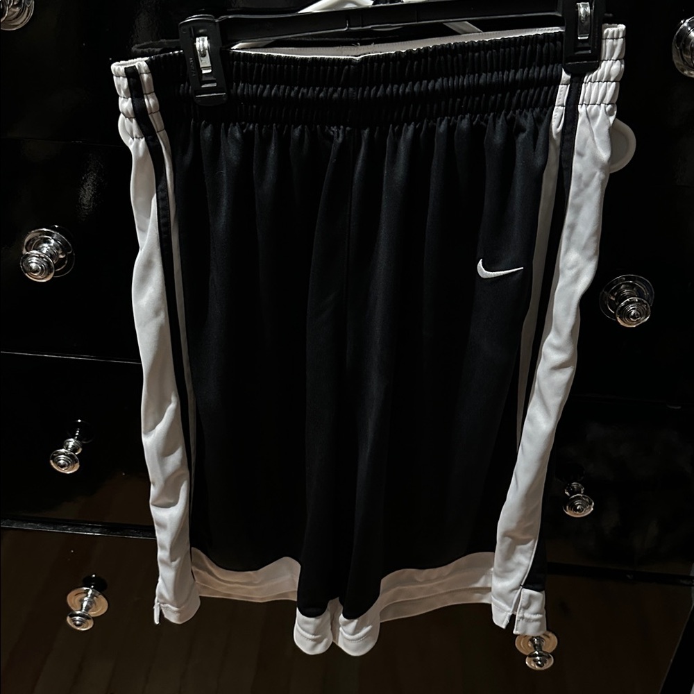 Nike Black and White Athletic Shorts